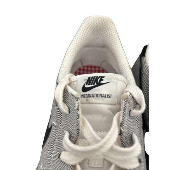 Mens Nike Internationalist Premium Black White Canvas Sneakers Size 11.5 Preppy - Picture 4 of 9